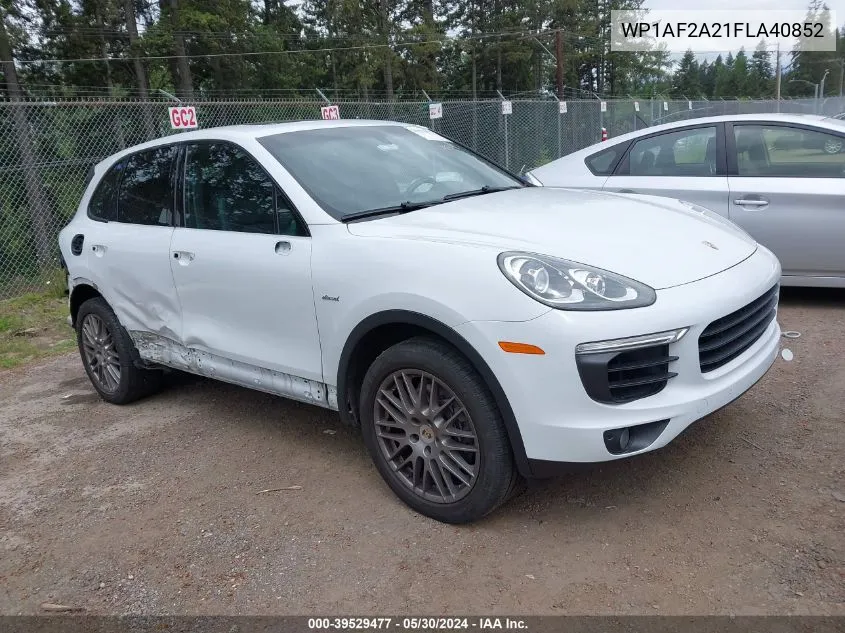 WP1AF2A21FLA40852 2015 Porsche Cayenne Diesel