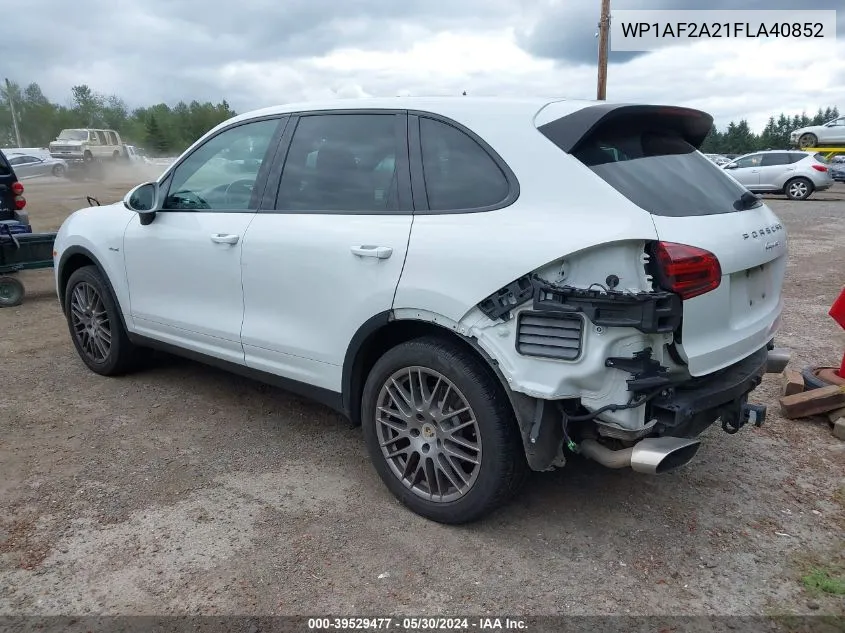 WP1AF2A21FLA40852 2015 Porsche Cayenne Diesel