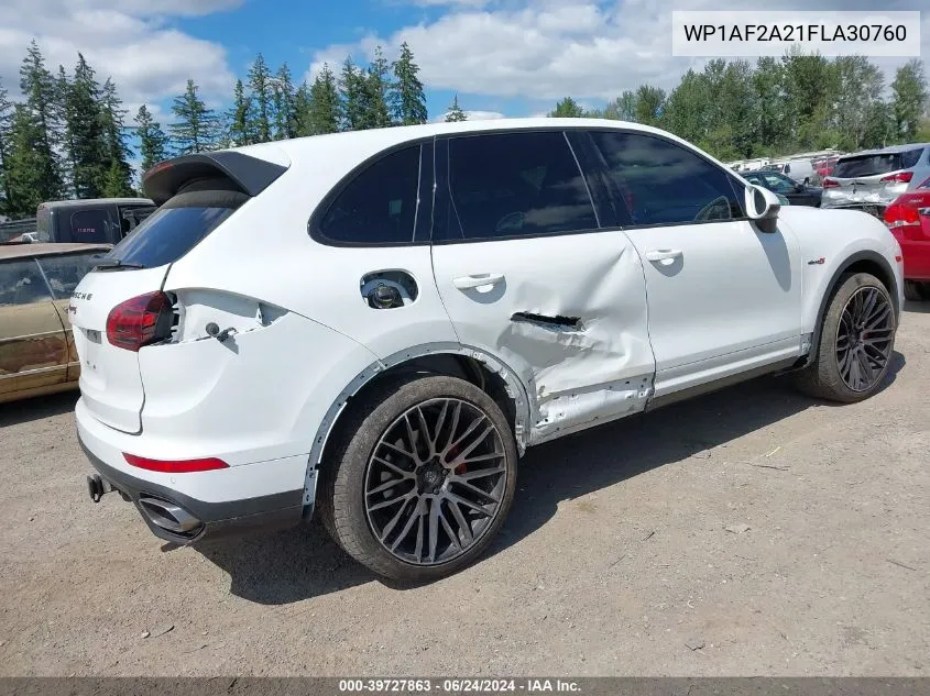 WP1AF2A21FLA30760 2015 Porsche Cayenne Diesel