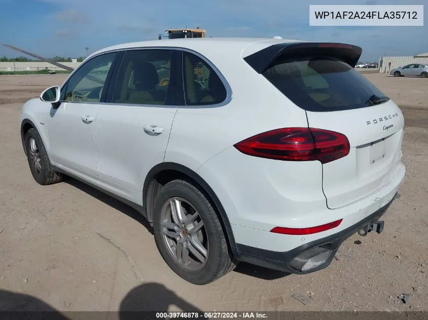 2015 Porsche Cayenne Diesel VIN: WP1AF2A24FLA35712 Lot: 39746878