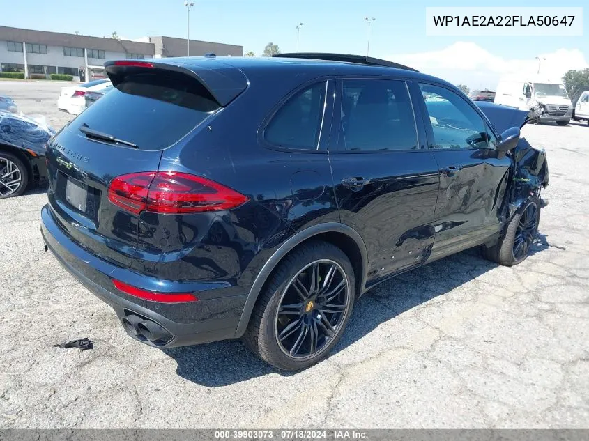 WP1AE2A22FLA50647 2015 Porsche Cayenne E-Hybrid S