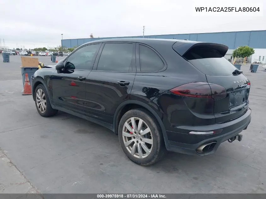 WP1AC2A25FLA80604 2015 Porsche Cayenne Turbo