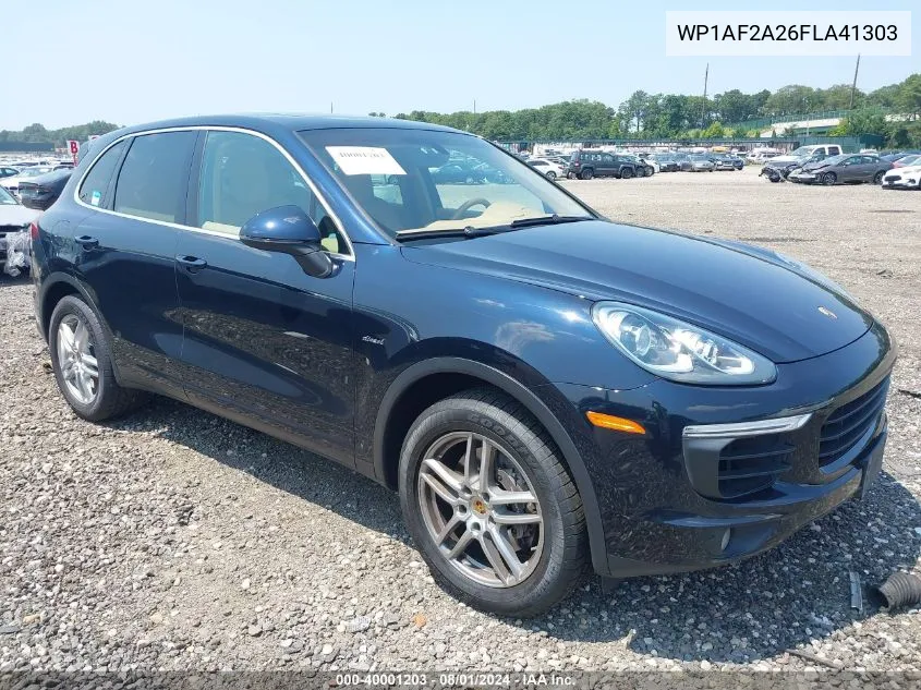 2015 Porsche Cayenne Diesel VIN: WP1AF2A26FLA41303 Lot: 40001203