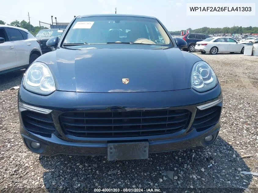 2015 Porsche Cayenne Diesel VIN: WP1AF2A26FLA41303 Lot: 40001203