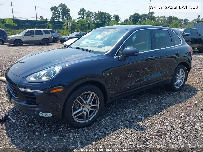 2015 Porsche Cayenne Diesel VIN: WP1AF2A26FLA41303 Lot: 40001203