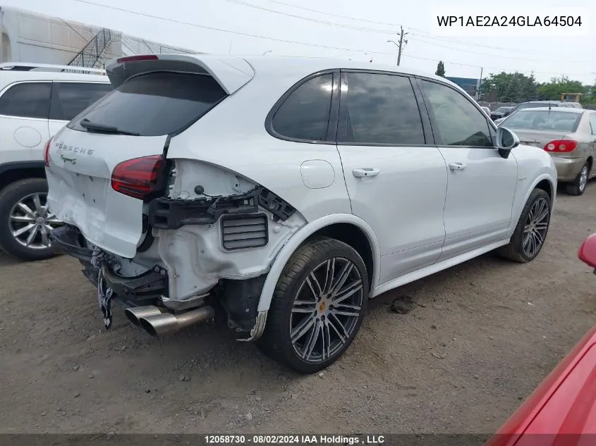 WP1AE2A24GLA64504 2016 Porsche Cayenne