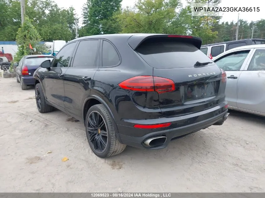 WP1AA2A23GKA36615 2016 Porsche Cayenne