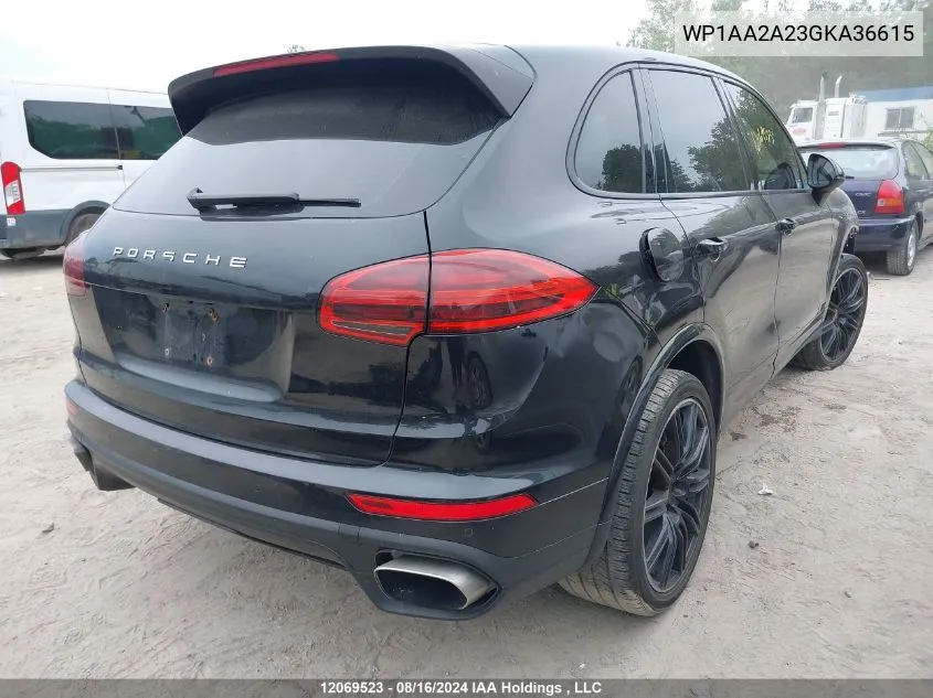 2016 Porsche Cayenne VIN: WP1AA2A23GKA36615 Lot: 12069523