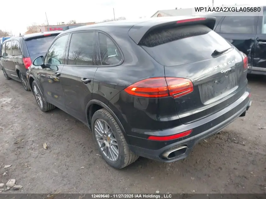 WP1AA2A2XGLA05680 2016 Porsche Cayenne