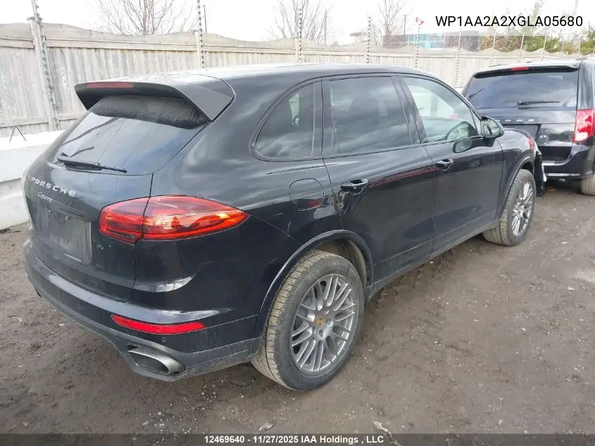 WP1AA2A2XGLA05680 2016 Porsche Cayenne