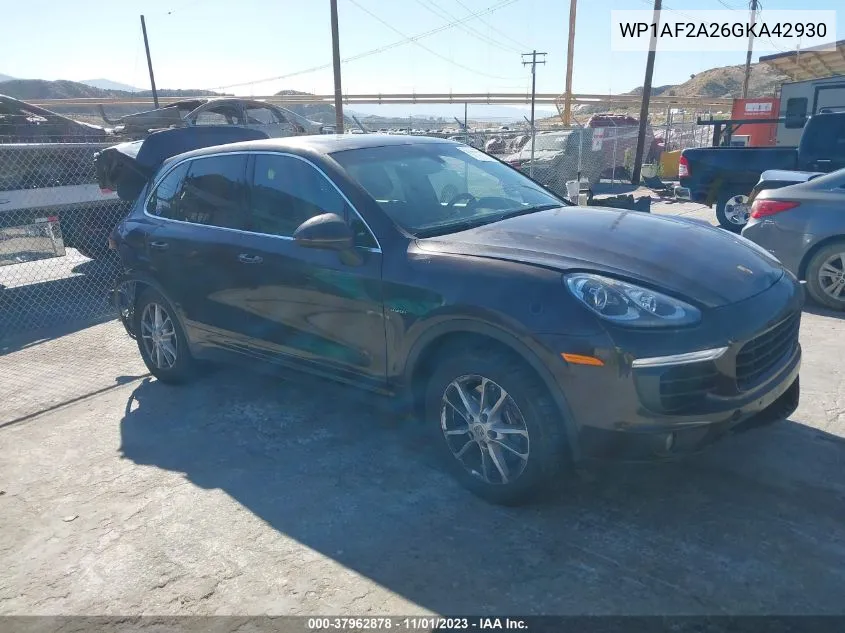 WP1AF2A26GKA42930 2016 Porsche Cayenne Diesel