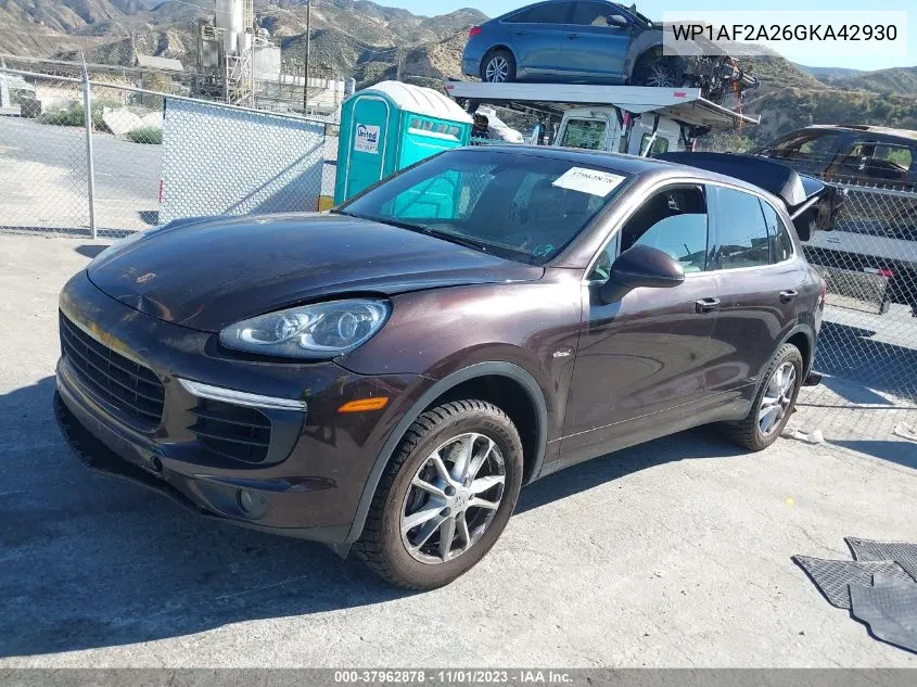 WP1AF2A26GKA42930 2016 Porsche Cayenne Diesel