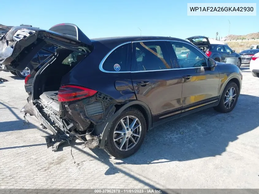 WP1AF2A26GKA42930 2016 Porsche Cayenne Diesel