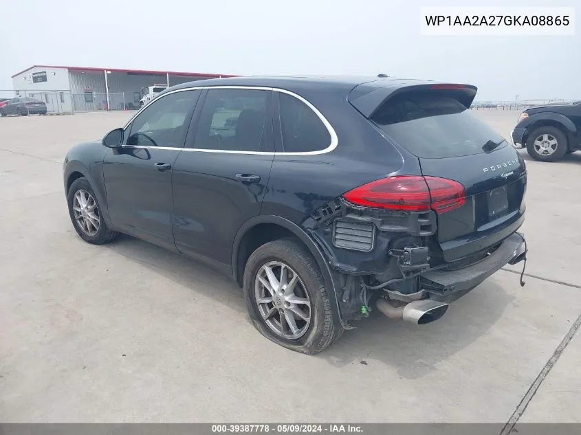 WP1AA2A27GKA08865 2016 Porsche Cayenne