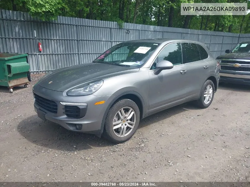 WP1AA2A26GKA09893 2016 Porsche Cayenne