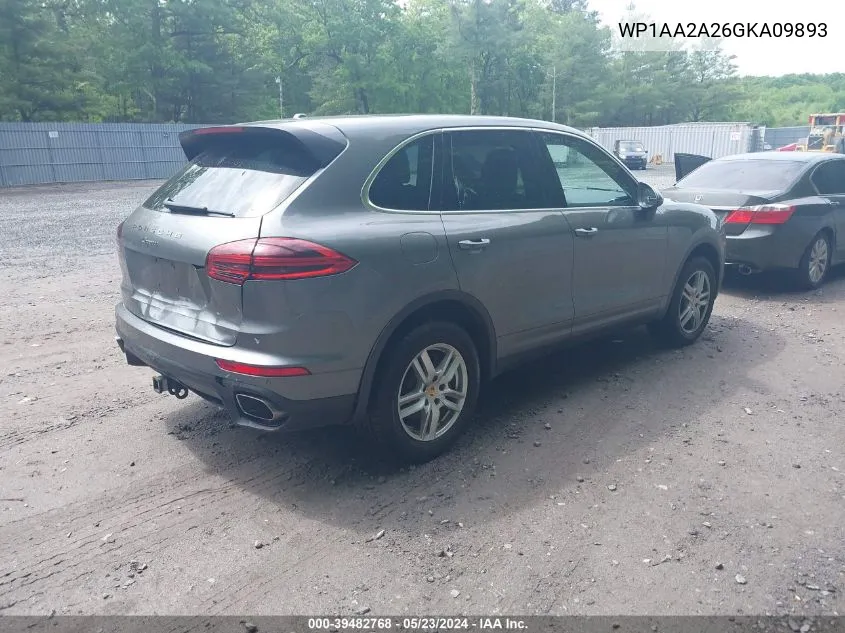 WP1AA2A26GKA09893 2016 Porsche Cayenne