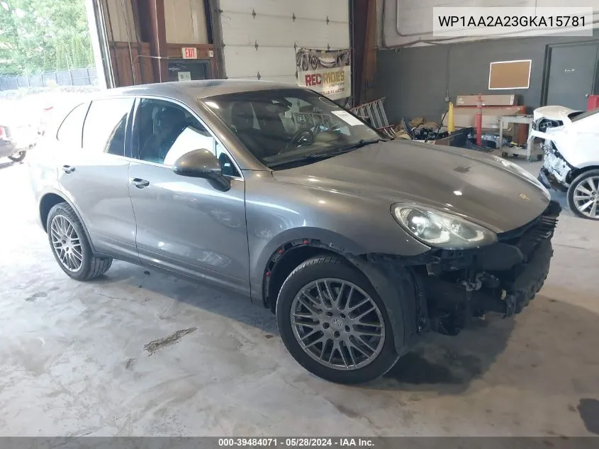 2016 Porsche Cayenne VIN: WP1AA2A23GKA15781 Lot: 39484071