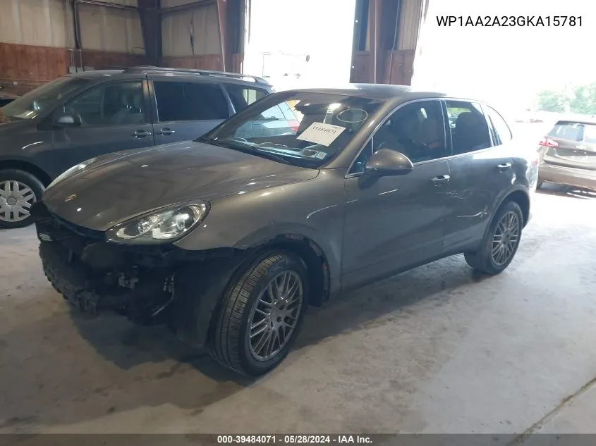 WP1AA2A23GKA15781 2016 Porsche Cayenne