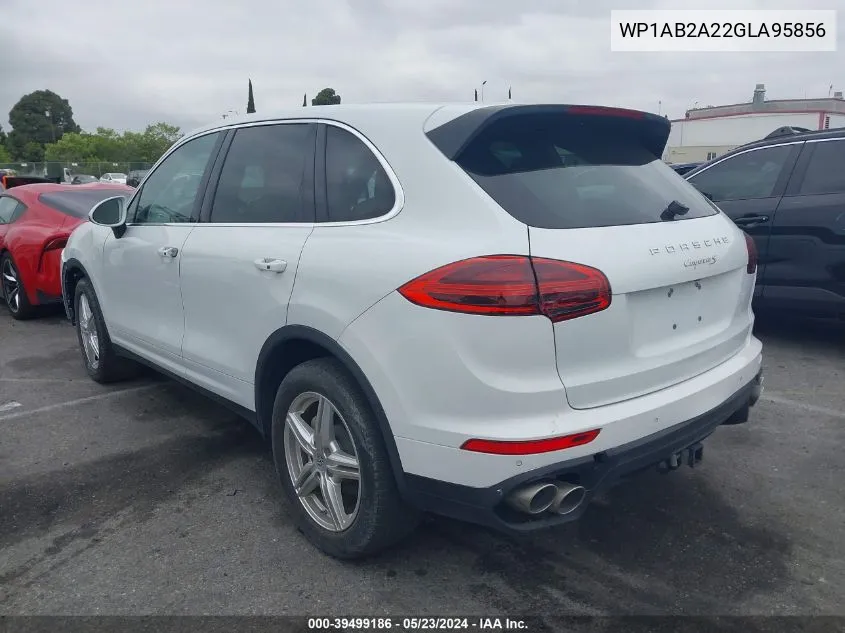 WP1AB2A22GLA95856 2016 Porsche Cayenne S