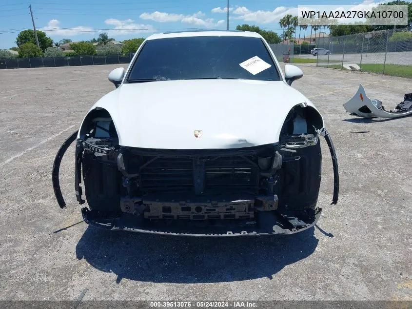 WP1AA2A27GKA10700 2016 Porsche Cayenne