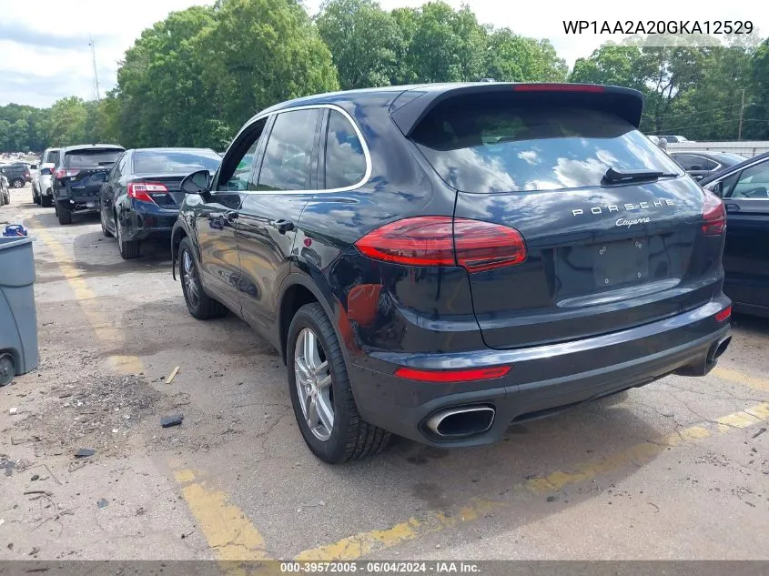 WP1AA2A20GKA12529 2016 Porsche Cayenne