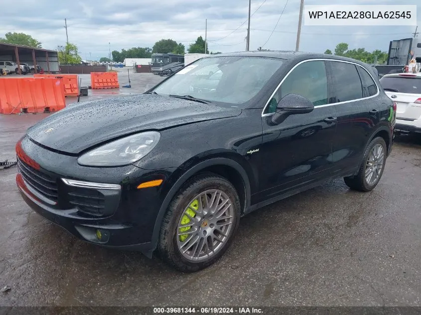 2016 Porsche Cayenne E-Hybrid S VIN: WP1AE2A28GLA62545 Lot: 39681344