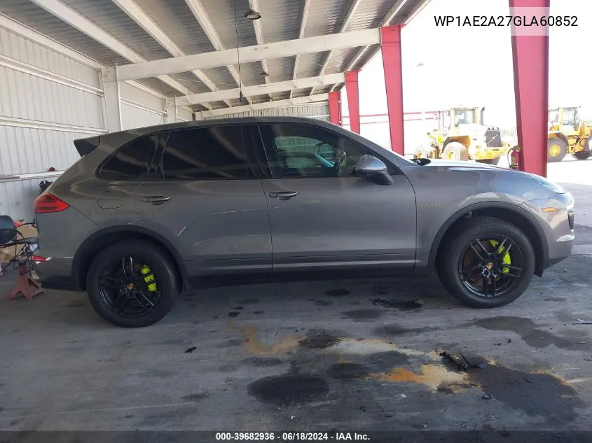 WP1AE2A27GLA60852 2016 Porsche Cayenne E-Hybrid S