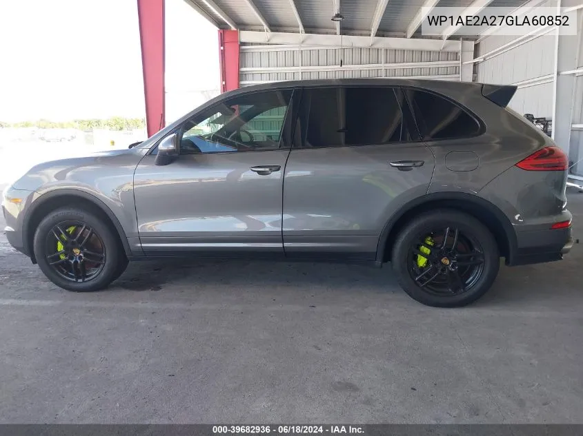 WP1AE2A27GLA60852 2016 Porsche Cayenne E-Hybrid S