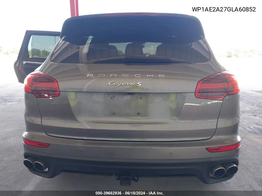 WP1AE2A27GLA60852 2016 Porsche Cayenne E-Hybrid S