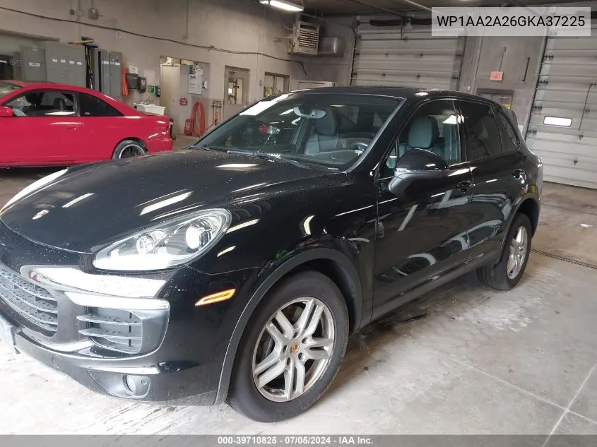 2016 Porsche Cayenne VIN: WP1AA2A26GKA37225 Lot: 39710825