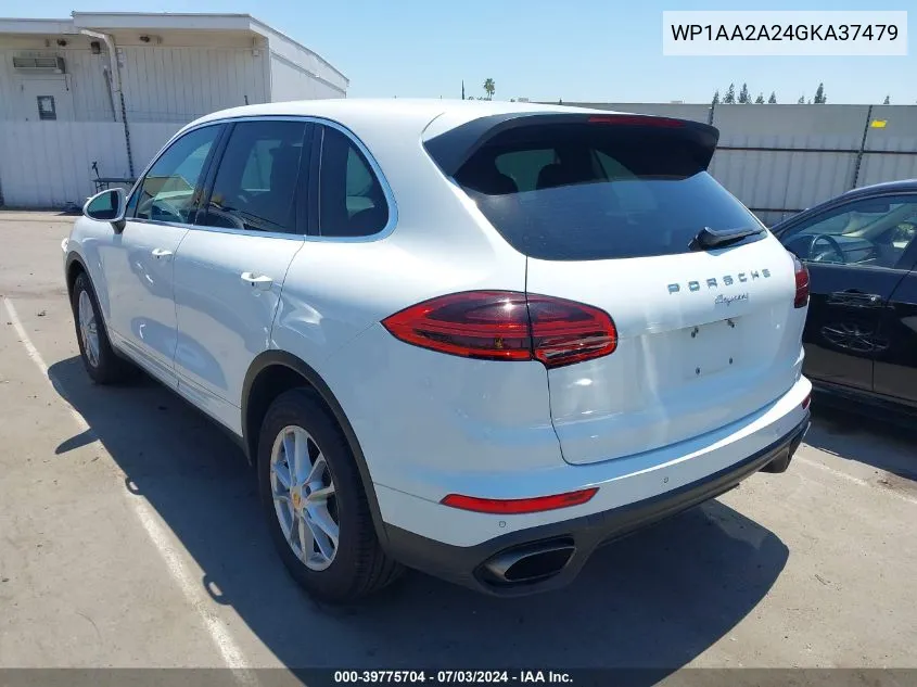 2016 Porsche Cayenne VIN: WP1AA2A24GKA37479 Lot: 39775704