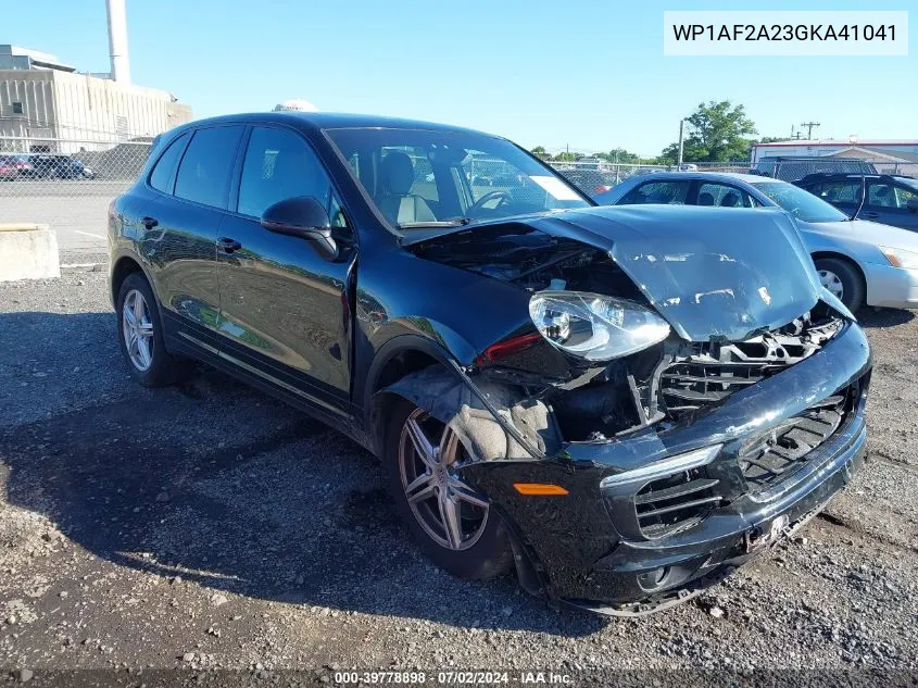 2016 Porsche Cayenne Diesel VIN: WP1AF2A23GKA41041 Lot: 39778898