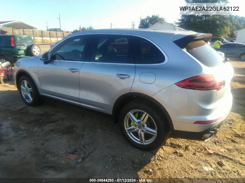 2016 Porsche Cayenne E-Hybrid S VIN: WP1AE2A22GLA62122 Lot: 39844293