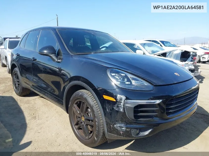 WP1AE2A20GLA64581 2016 Porsche Cayenne E-Hybrid S