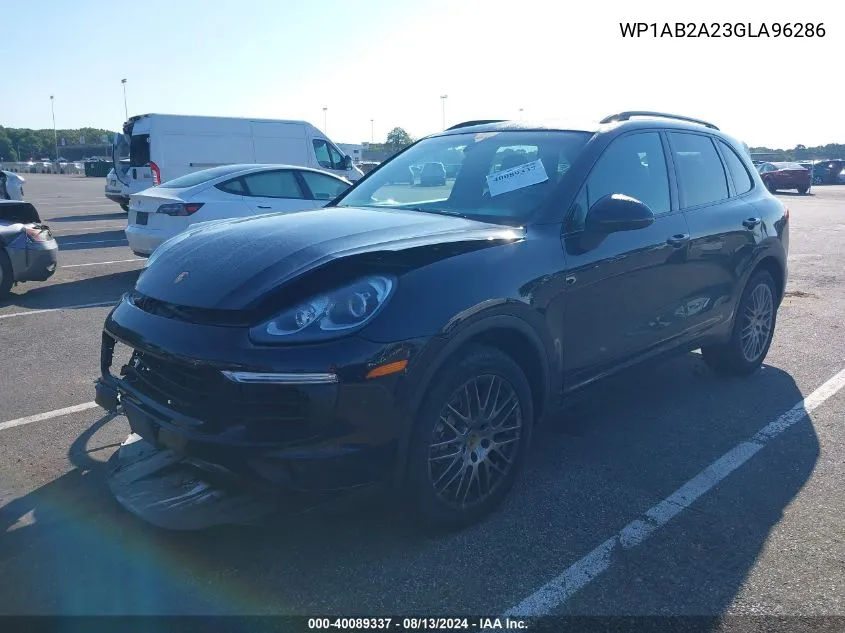 WP1AB2A23GLA96286 2016 Porsche Cayenne S