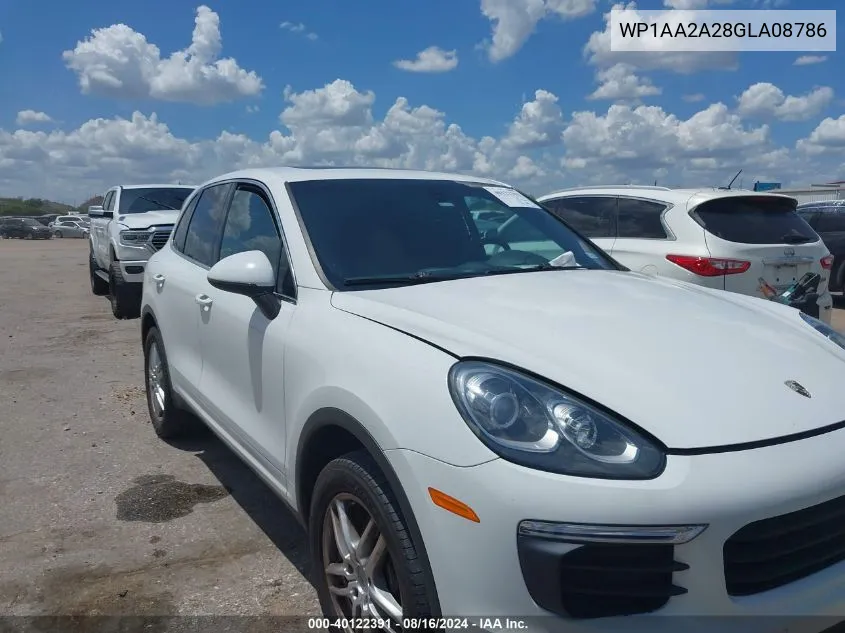 WP1AA2A28GLA08786 2016 Porsche Cayenne