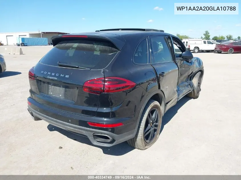 WP1AA2A20GLA10788 2016 Porsche Cayenne