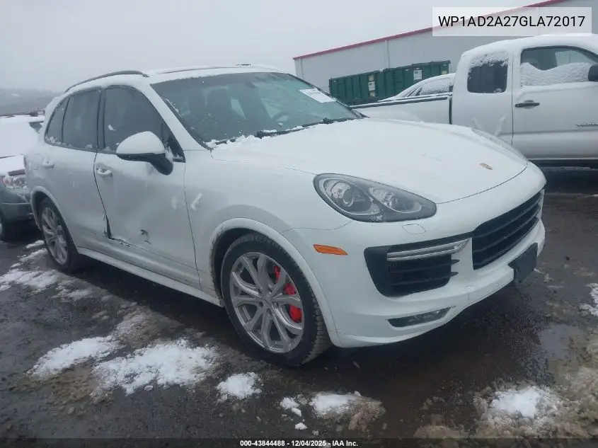 WP1AD2A27GLA72017 2016 Porsche Cayenne Gts
