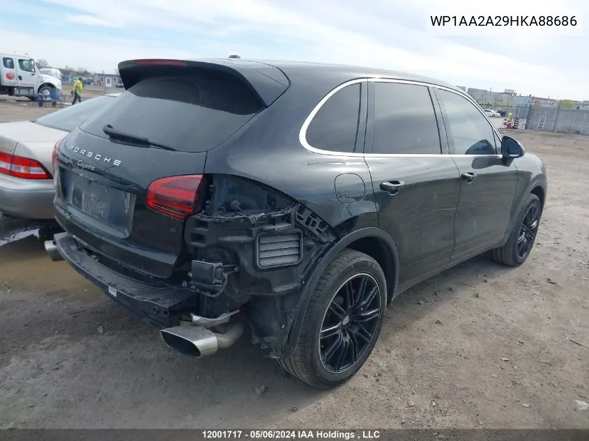 WP1AA2A29HKA88686 2017 Porsche Cayenne