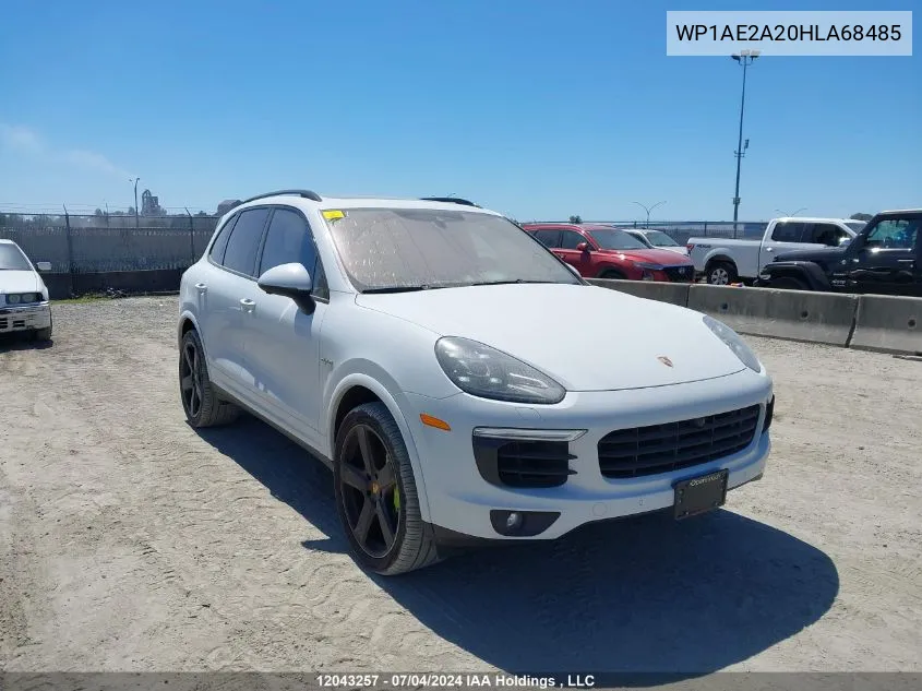 WP1AE2A20HLA68485 2017 Porsche Cayenne Se Hybrid/Platinum