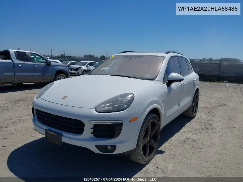 WP1AE2A20HLA68485 2017 Porsche Cayenne Se Hybrid/Platinum