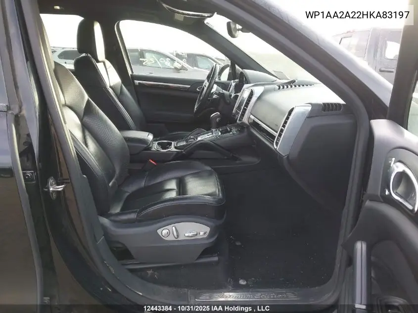WP1AA2A22HKA83197 2017 Porsche Cayenne