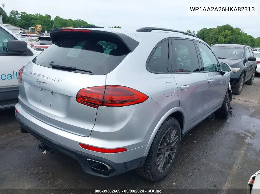 WP1AA2A26HKA82313 2017 Porsche Cayenne Platinum Edition