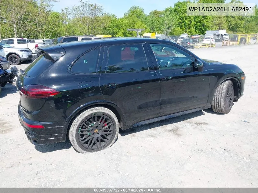 2017 Porsche Cayenne Gts VIN: WP1AD2A26HLA82491 Lot: 39397722