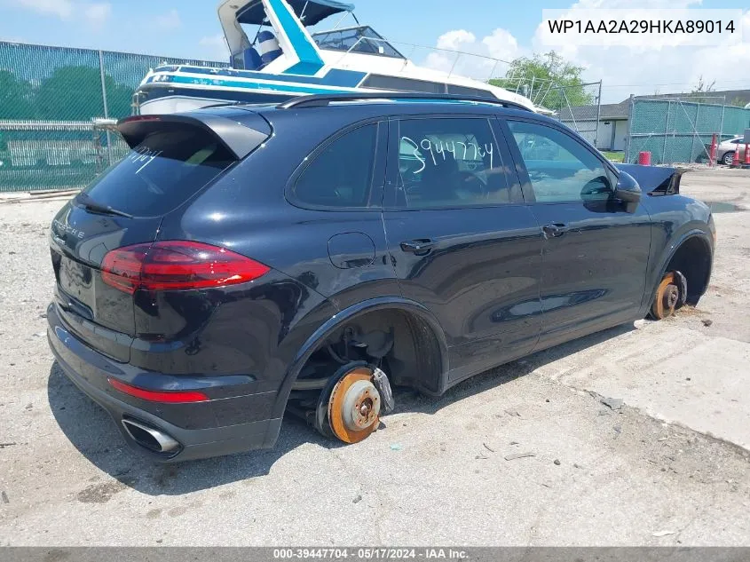 WP1AA2A29HKA89014 2017 Porsche Cayenne Platinum Edition