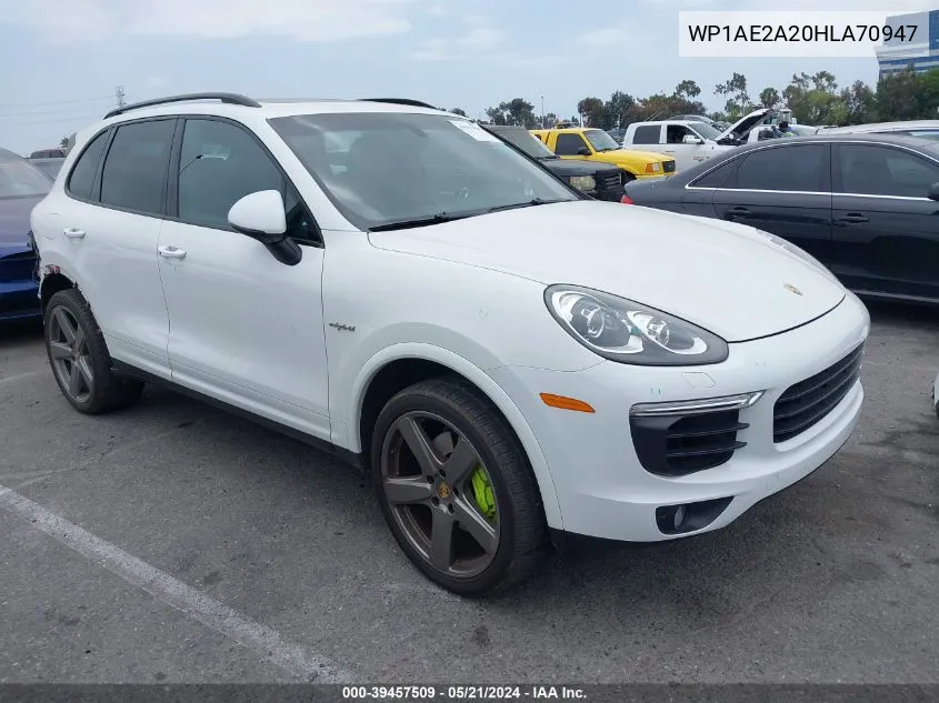 WP1AE2A20HLA70947 2017 Porsche Cayenne E-Hybrid S Platinum Edition