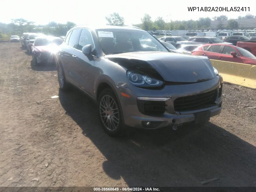 2017 Porsche Cayenne S VIN: WP1AB2A20HLA52411 Lot: 39568649