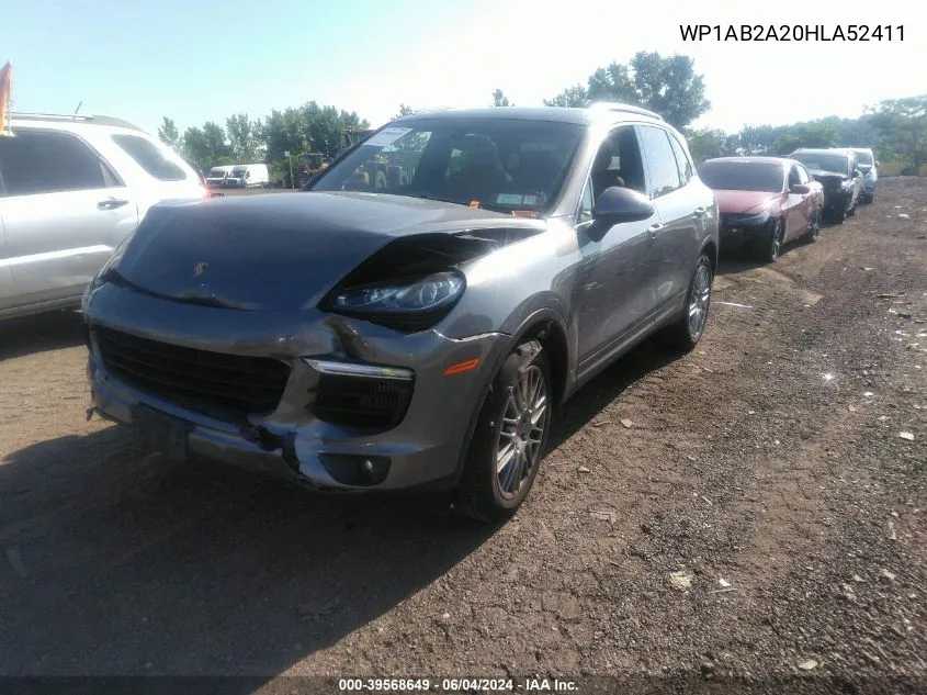 WP1AB2A20HLA52411 2017 Porsche Cayenne S