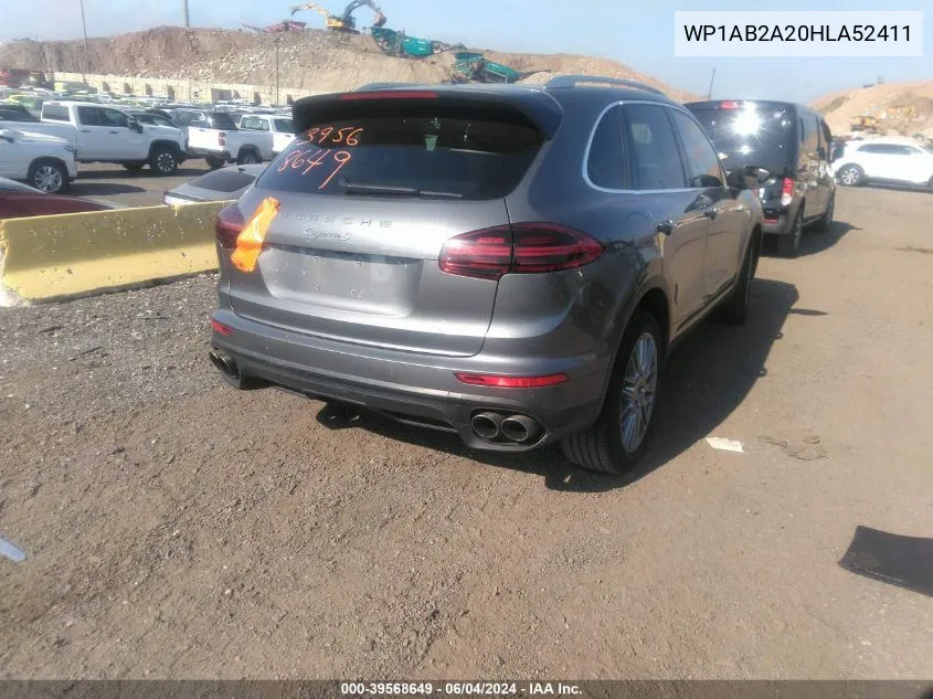 WP1AB2A20HLA52411 2017 Porsche Cayenne S