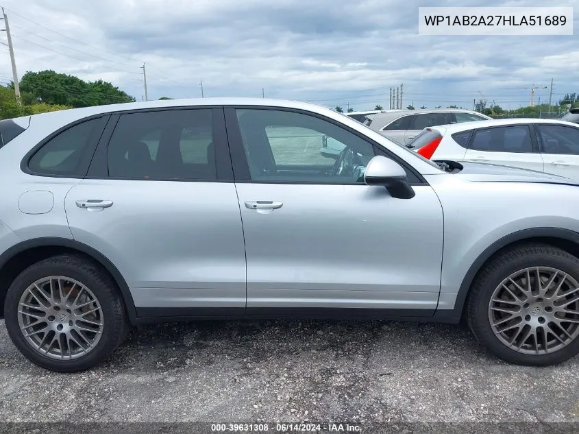 WP1AB2A27HLA51689 2017 Porsche Cayenne S